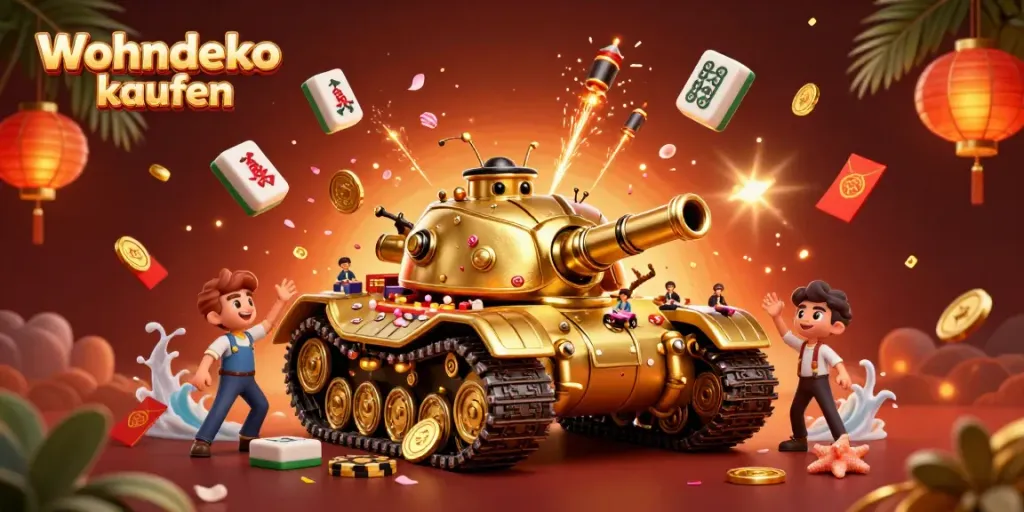 Wohndeko kaufen - Attraktive virtuelle Casino-Szene mit einem goldenen Käferpanzer