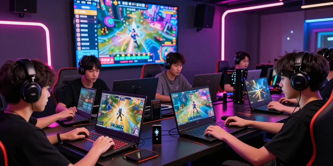 Engaging gaming scene at https://b52club.radio.fm/ with players immersed in thrilling gameplay, showcasing excitement and community.