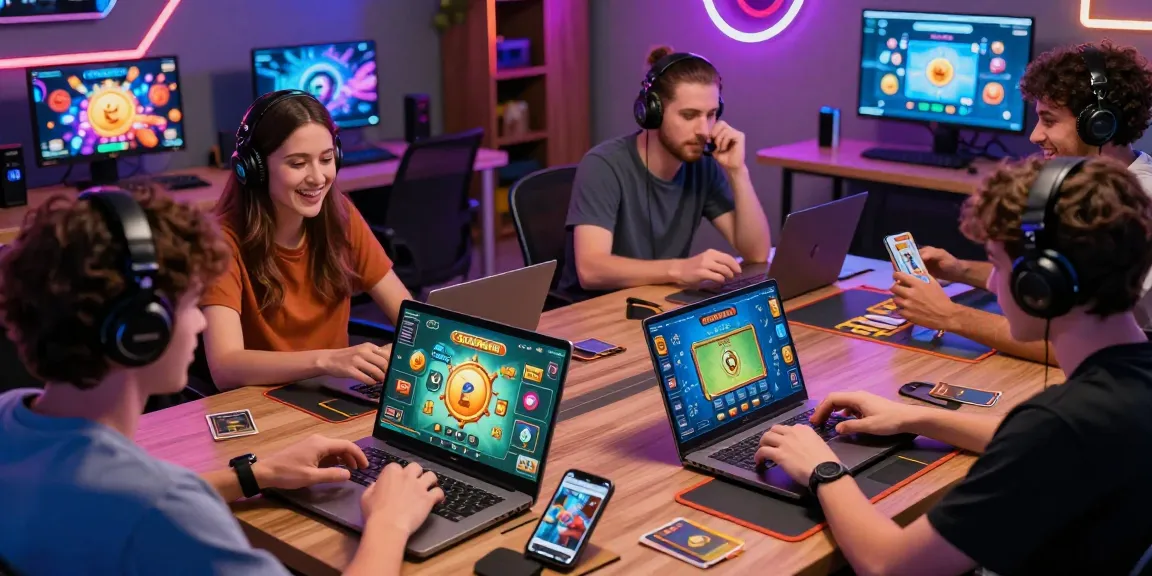 Players enjoying games on GEMWIN platform, showcasing vibrant online gaming experience.