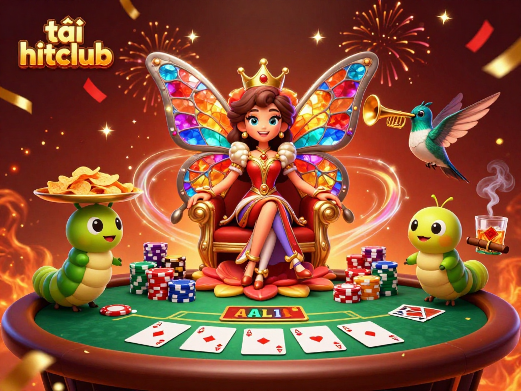 Join the adventure and tải hitclub for an exciting gaming experience featuring vibrant characters and casino elements.