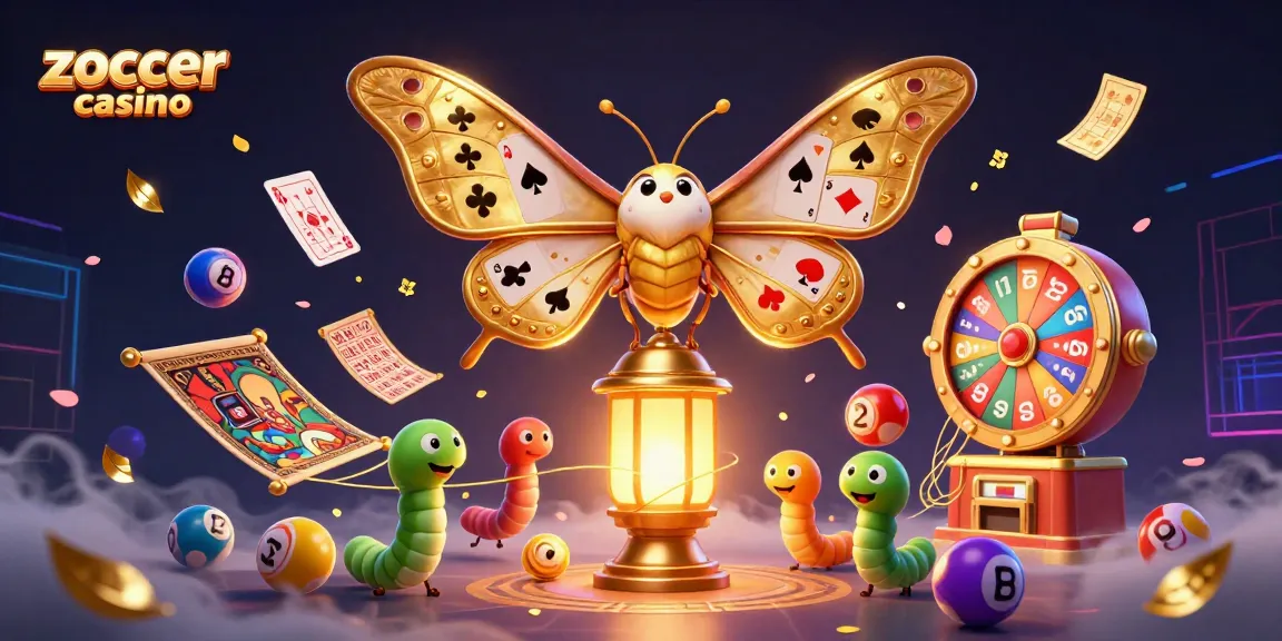 Experience the thrill of zoccer casino with an enchanting scene full of vibrant gaming elements and engaging characters.